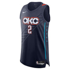 Shai Gilgeous-Alexander Oklahoma City Thunder Nike Unisex 2025/26 Authentic Jersey - City Edition - Navy