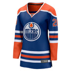 Curtis Lazar Edmonton Oilers  Women's Home Breakaway Jersey - Royal