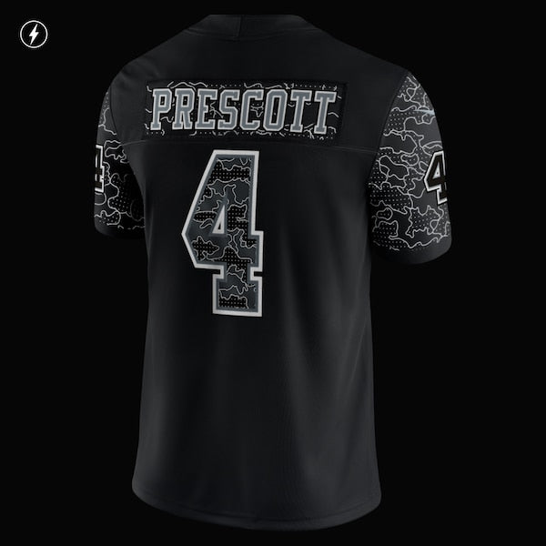 Dak Prescott Dallas Cowboys Nike RFLCTV Limited Jersey - Black