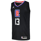 Paul George LA Clippers Jordan Brand Nike Swingman Player Jersey - Statement Edition - Black
