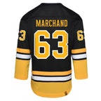Brad Marchand Boston Bruins Youth 100th Anniversary Replica Player Jersey - Black