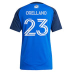 Luca Orellano FC Cincinnati adidas Women's 2025 Orange and Blue Legacy Kit Replica Player Jersey - Blue