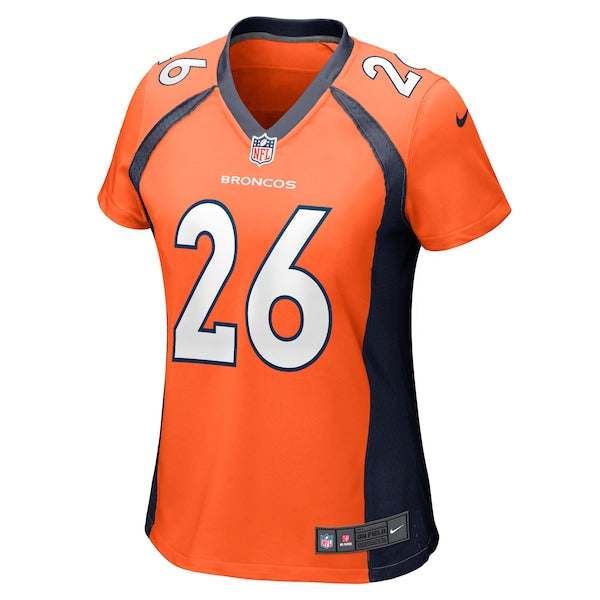 Devon Key Denver Broncos Nike Women's Team Game Jersey -  Orange