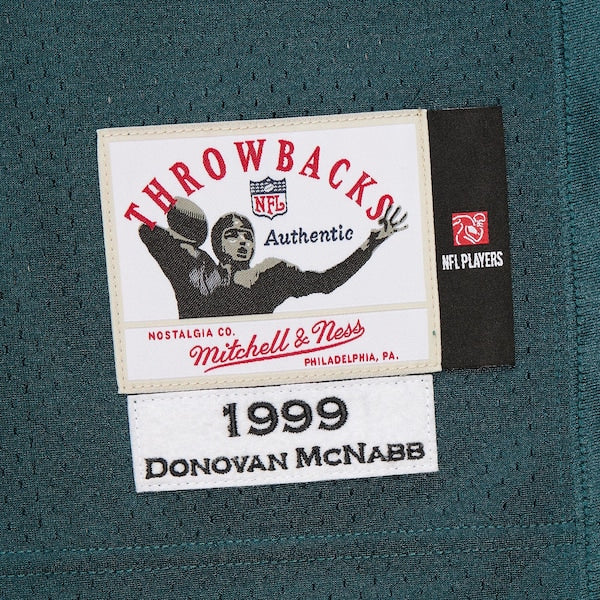 Donovan McNabb Philadelphia Eagles 1999  Authentic Throwback Retired Player Jersey - Midnight Green