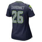 Zach Charbonnet Seattle Seahawks Nike Women's Team Game Jersey -  College Navy/Navy
