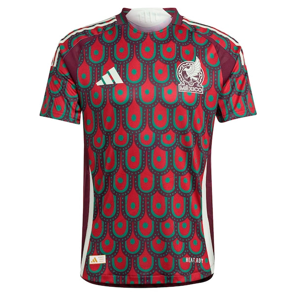 Mexico National Team adidas 2024 Home Authentic Jersey - Burgundy