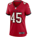 Devin White Tampa Bay Buccaneers Nike Women's Game Player Jersey - Red/Pewter/White