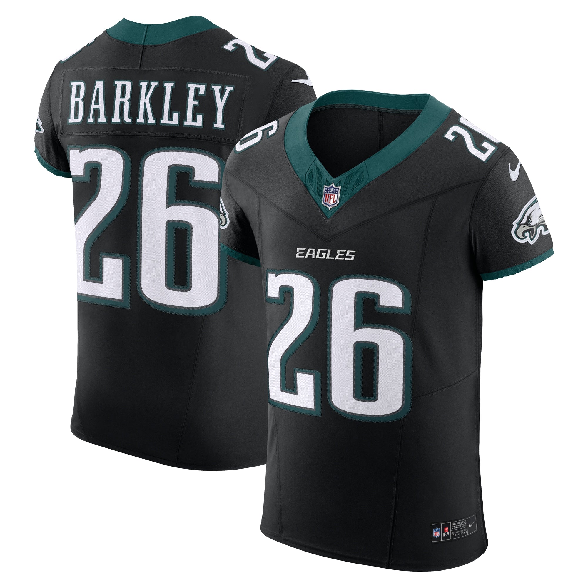Saquon Barkley Philadelphia Eagles Nike Alternate  Vapor F.U.S.E. Elite Jersey - Kelly Green/Black