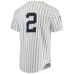 Derek Jeter New York Yankees 1997 Cooperstown Collection Authentic Jersey - White/Gray