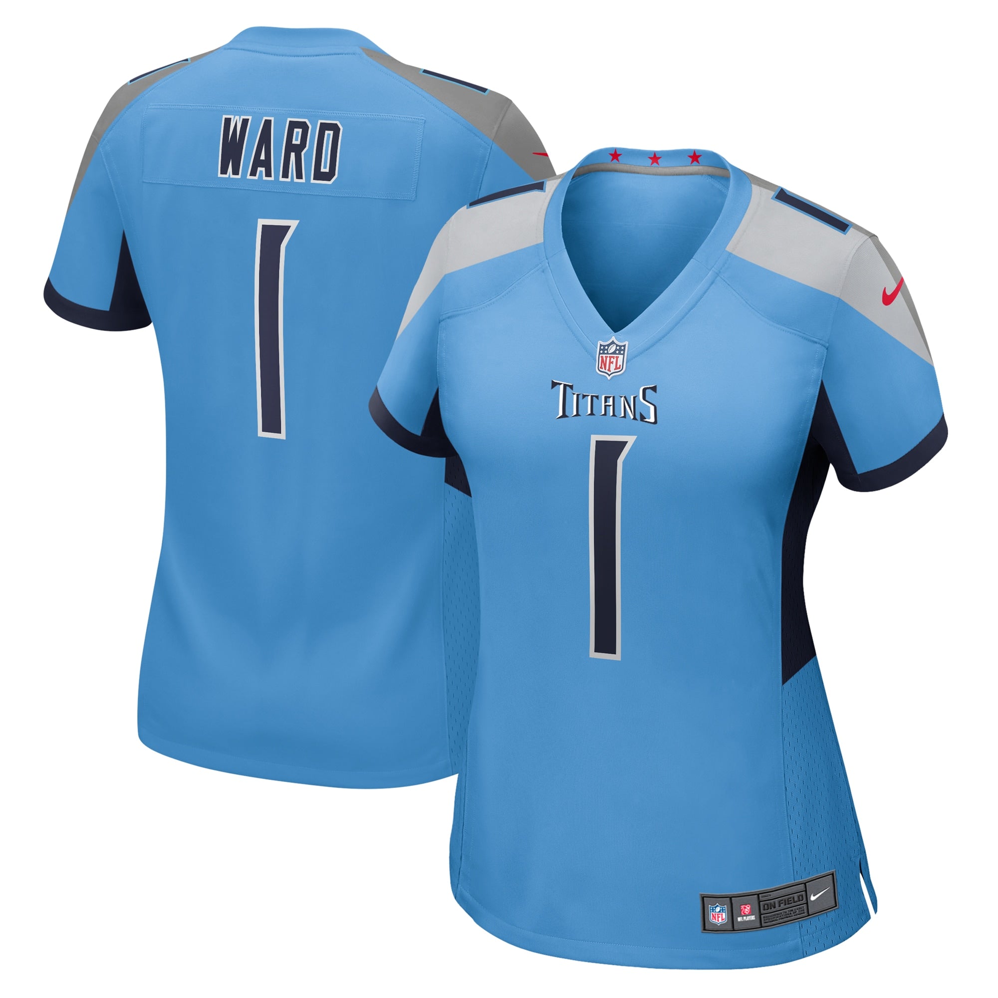 Cameron Ward Tennessee Titans Nike Women's 2025 NFL Draft First Round Pick  Alternate Game Jersey - Navy/Light Blue