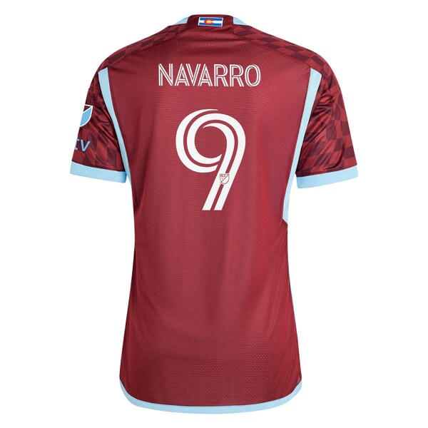 Rafael Navarro Colorado Rapids adidas 2024 One Flag Kit Authentic Player Jersey - Burgundy