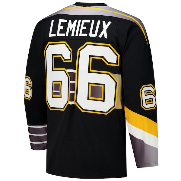 Mario Lemieux Pittsburgh Penguins 1996-97 Power Play Jersey - Black