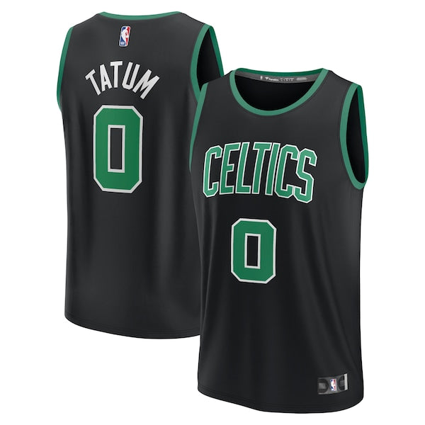 Jayson Tatum Boston Celtics  Youth Fast Break Replica Player Jersey - Statement Edition - Black