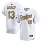 Max Muncy Los Angeles Dodgers Nike 2025 Gold World Series Champions Limited Jersey - White