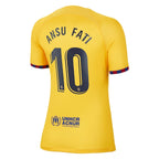 Ansu Fati Barcelona Nike Women's 2022/23 Fourth Breathe Stadium Replica Player Jersey - Yellow