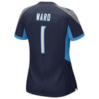 Cameron Ward Tennessee Titans Nike Women's 2025 NFL Draft First Round Pick  Alternate Game Jersey - Navy/Light Blue