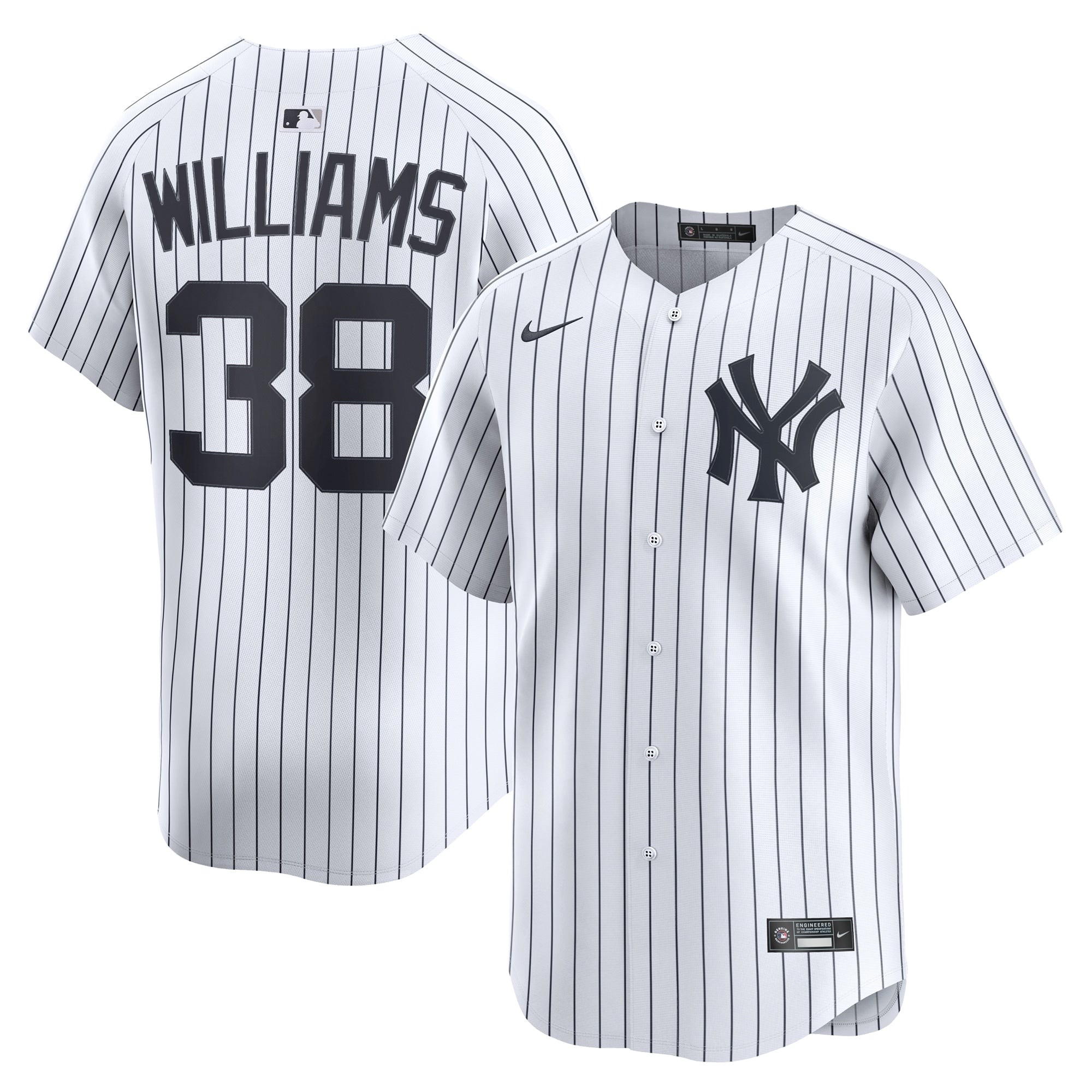 Devin Williams New York Yankees Nike Road Limited Player Jersey - Gray/White