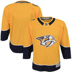 Nashville Predators Youth Home Premier Blank Jersey - Yellow