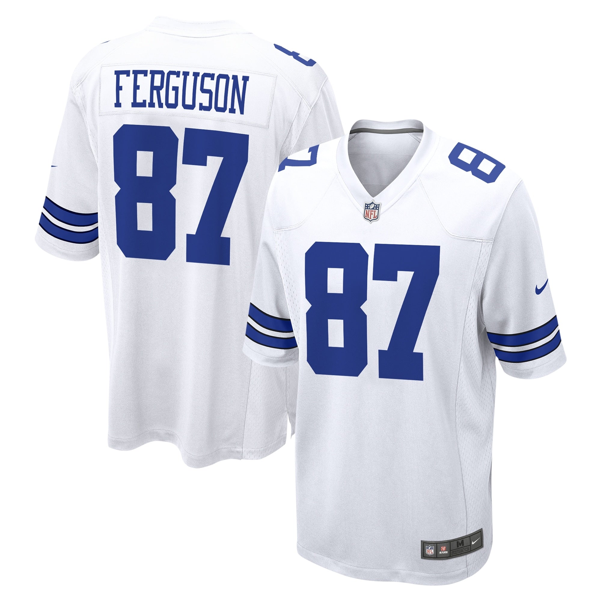 Jake Ferguson Dallas Cowboys Nike Game Jersey - Navy/White