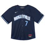 Dansby Swanson Chicago Cubs Nike Toddler City Connect Limited Player Jersey - Navy