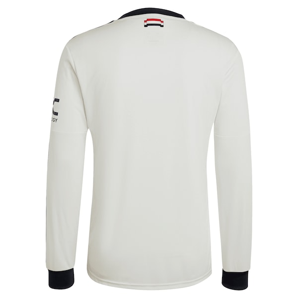 Manchester United adidas Originals  2024/25 Third Replica Long Sleeve Jersey - Cream