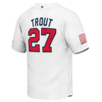 Mike Trout USA Baseball Youth 2023 World Baseball Classic Replica Player Jersey - White