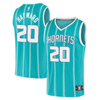 Gordon Hayward Charlotte Hornets  2020/21 Fast Break Replica Player Jersey Teal - Icon Edition