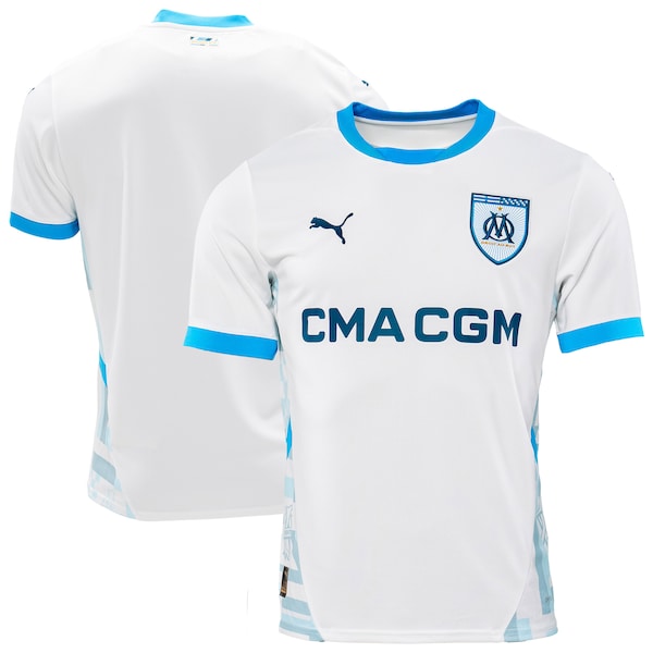 Olympique Marseille Puma 2024/25 Home Replica Jersey - White