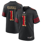 Ricky Pearsall San Francisco 49ers Nike 2025 Rivalries Collection Game Jersey - Black
