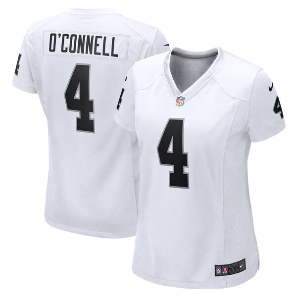 Aidan O'Connell Las Vegas Raiders Nike Women's  Game Jersey -  White/Black