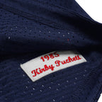 Kirby Puckett Minnesota Twins 1985 Authentic Cooperstown Collection Mesh Batting Practice Jersey - Navy