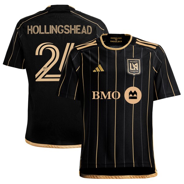 Ryan Hollingshead LAFC adidas Youth 2024 Primary Replica Player Jersey - Black