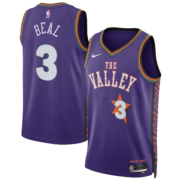 Bradley Beal Phoenix Suns Nike Unisex 2024/25 Swingman Player Jersey - City Edition - Purple