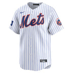 New York Mets Nike 2024 MLB World Tour London Series Home Limited Jersey – White