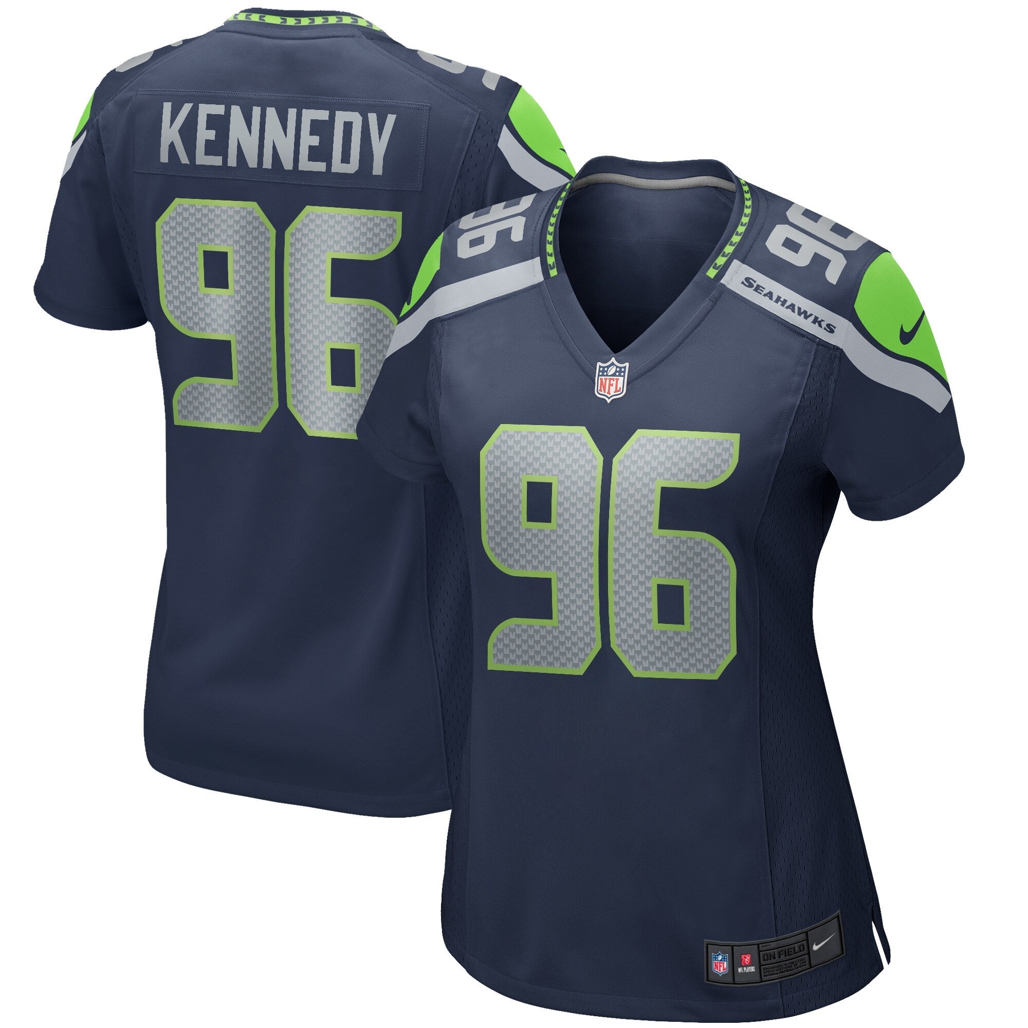 Cortez Kennedy Seattle Seahawks Nike Women's Throwback Player Game Jersey - Royal/Navy