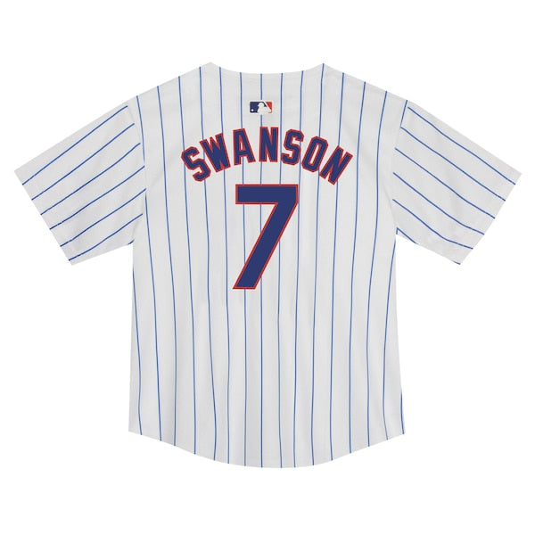 Dansby Swanson Chicago Cubs Nike Toddler  Game Jersey - White