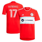 Brian Gutierrez Chicago Fire adidas 2024 Return To Red Replica Player Jersey - Red