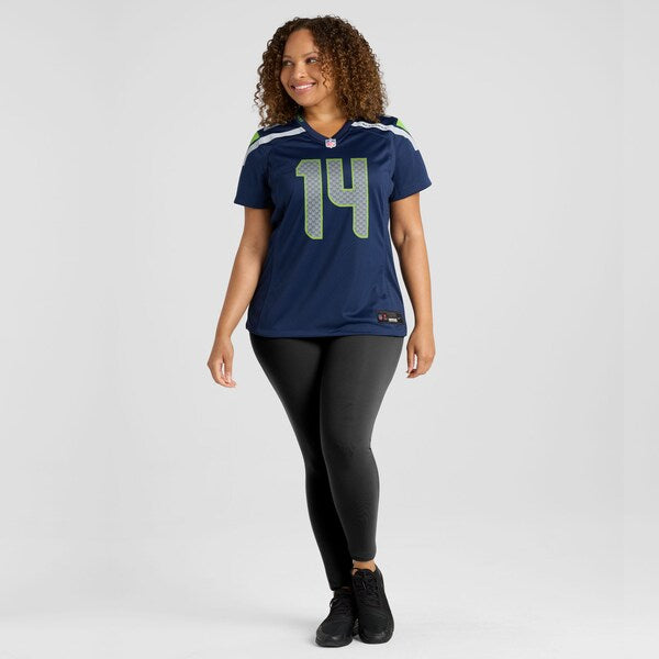 DK Metcalf Seattle Seahawks Nike Women's Team Game Jersey - College College Navy/Neon Green