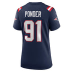 Elijah Ponder New England Patriots Nike Women's Team Game Jersey -  Navy