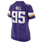 Travis Bell Minnesota Vikings Nike Women's  Game Jersey -  Purple