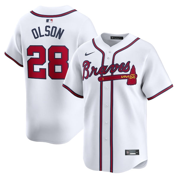 Matt Olson Atlanta Braves Nike Youth Home Limited Player Jersey - White