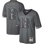 Jim Kelly Buffalo Bills 1990 Retired Player Metal Legacy Jersey - Charcoal