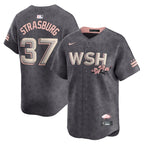 Stephen Strasburg Washington Nationals Nike City Connect Limited Player Jersey - Charcoal