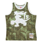Vince Carter Toronto Raptors Hardwood Classics 1998/99 Ghost Green Swingman Jersey - Camo