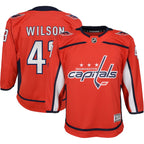 Tom Wilson Washington Capitals Youth 2022/23 Premier Player Jersey - Red/Navy