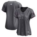 New York Mets Nike Women's 2024 City Connect Limited Player Jersey - Graphite