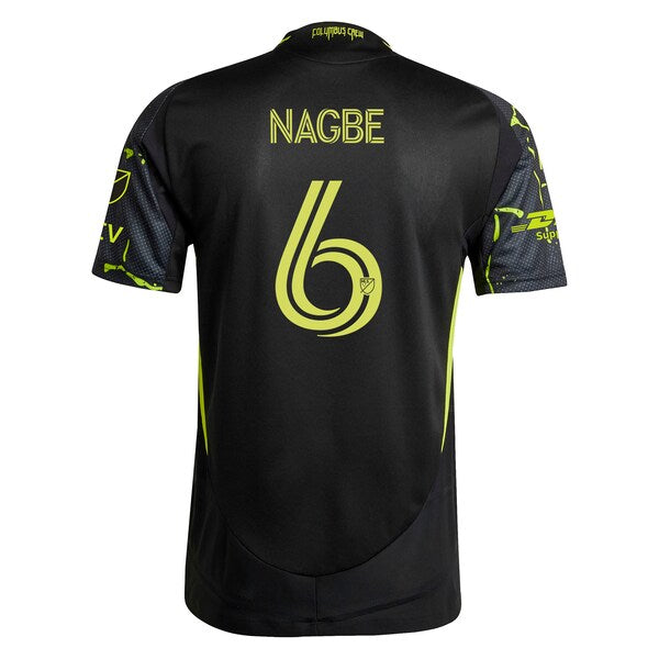 Darlington Nagbe Columbus Crew adidas 2025 The Goosebumps Kit Authentic Player Jersey - Black