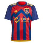 Real Salt Lake adidas Youth 2024 Peak Utah Replica Custom Jersey – Red