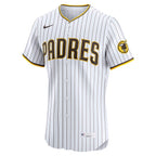 Fernando Tatis Jr. San Diego Padres Nike Home Elite Jersey - White/Brown/Khaki