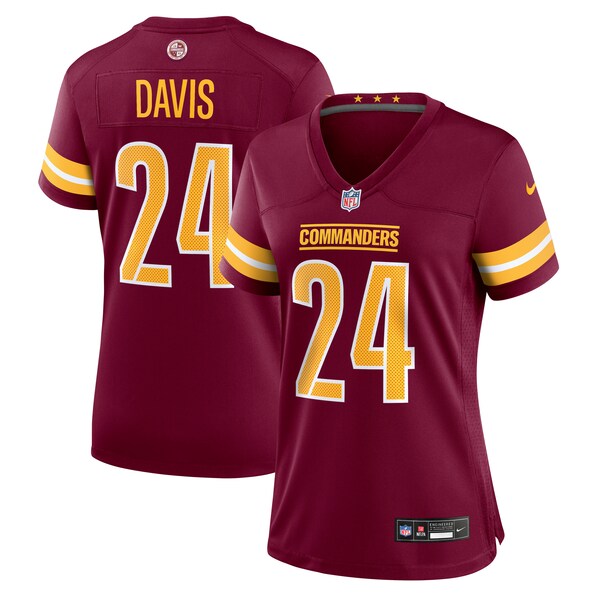 Michael Davis Washington Commanders Nike Women's  Game Jersey -  Burgundy